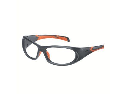 Dioptrické ochranné brýle uvex RX sp 5510 (62/17) černooranžová