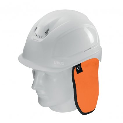 Ochrana krku na pracovní přilbu Uvex pheos - reflexní oranžová