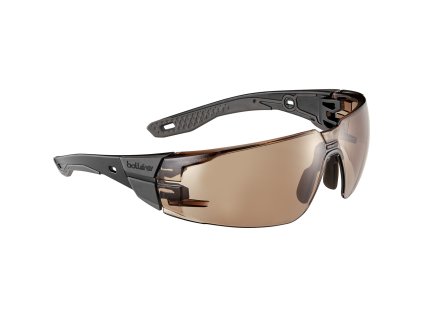 Bronzové ochranné brýle Bollé RUSH+ 2.0 (50E) - velikost M/L