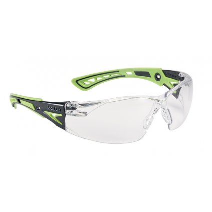 Ochranné pracovní brýle Bollé RUSH+ zelené - čiré