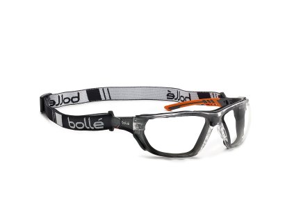 Čiré ochranné brýle s těsnícím rámečkem Bollé NESS+ Hybrid