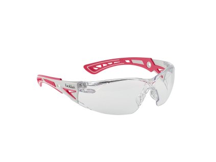 Ochranné pracovní brýle Bollé RUSH+ small pink čiré