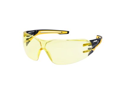 PR01 Žluté ochranné brýle Portwest Antracite Wraparound