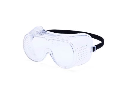 PW20 Přímo větrané uzavřené pracovní brýle čiré