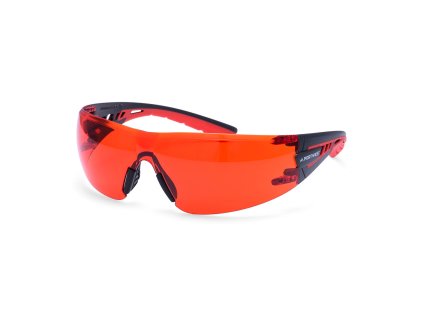 Portwest PS27 Ochranné brýle Tech Look Lite KN červené