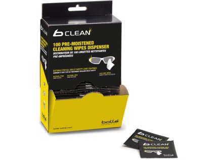 B100 Čistící ubrousky na ochranné brýle - 100ks