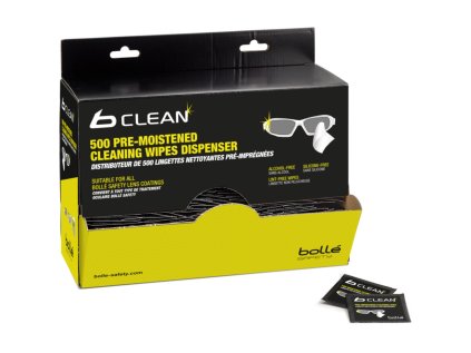 B500 Čistící ubrousky na ochranné brýle - 500ks