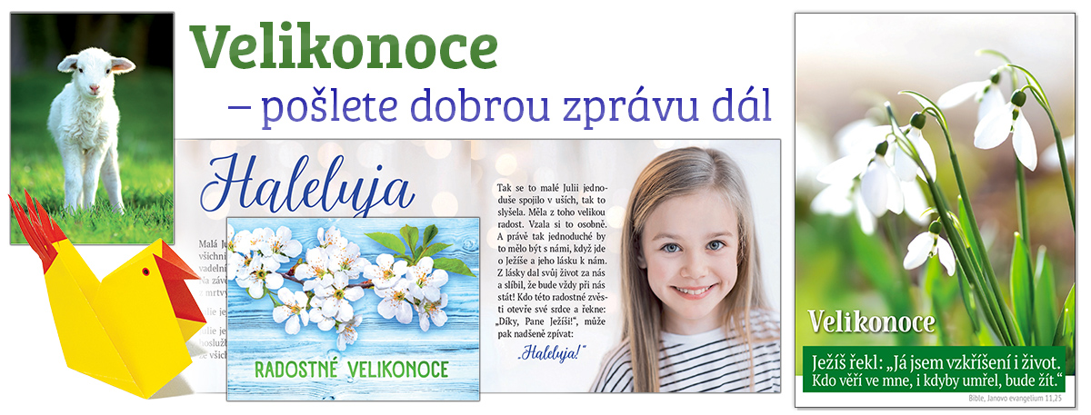Velikonoce - pošlete dobrou zprávu dál