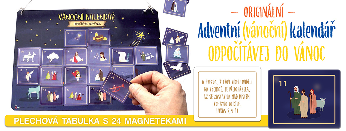 magnetický adventní kalendář