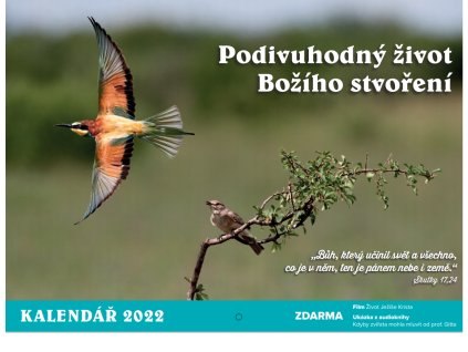 Nástěnný kalendář 2022 (zdarma dvoufilm + audio)