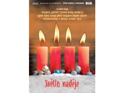 PT140 kartička adventní svíce