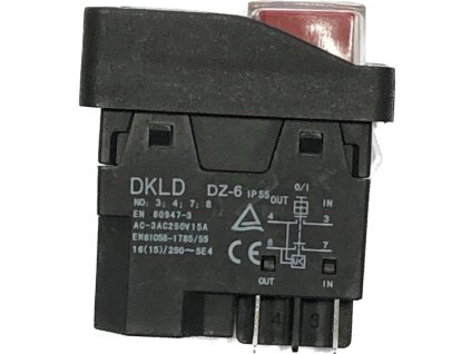 ND Scheppach HS 100 S (4 konektory) - vypínač (D02-2)