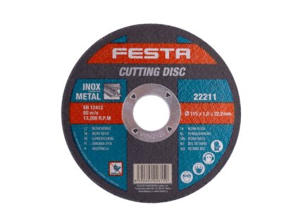 Festa Kotúč na kov pr. 115x1,0x22,2mm 1.22211