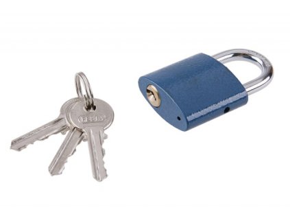 Zámok visiaci 52mm modrý 1.23265