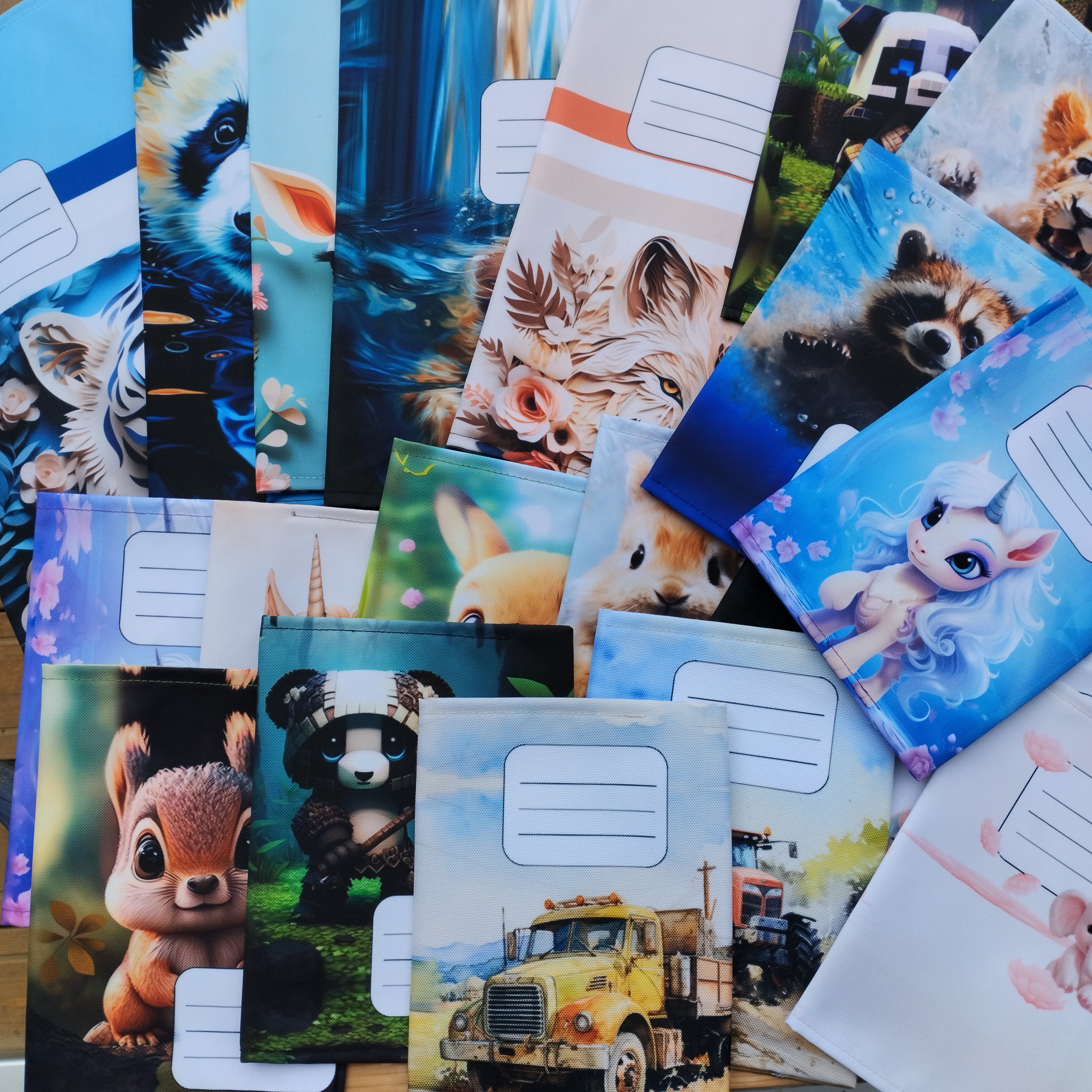 Designy obalů na sešity