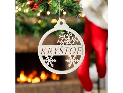 Personalized ornament Kryštof