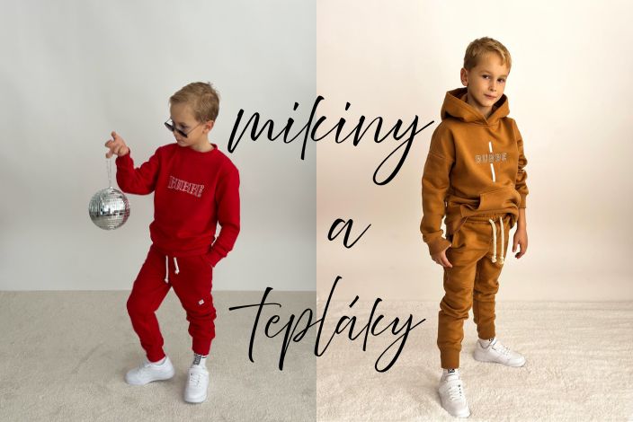 Mikiny a tepláky