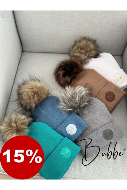 Kimi detská čiapka s brmbolcom