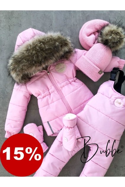 Anabel baby pink zimná bunda