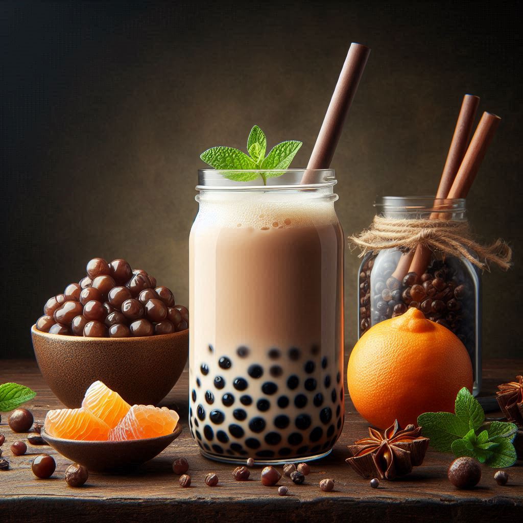 Recept na Brown sugar milk tea