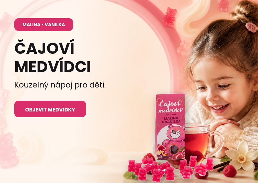 Čajoví medvídci - kouzelný nápoj pro děti.
