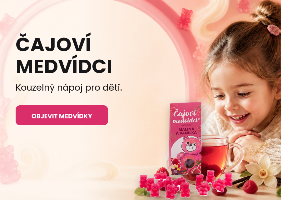 Čajoví medvídci - kouzelný nápoj pro děti.