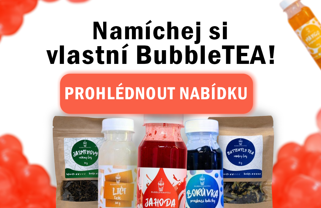 Namíchej si vlastní BubbleTEA