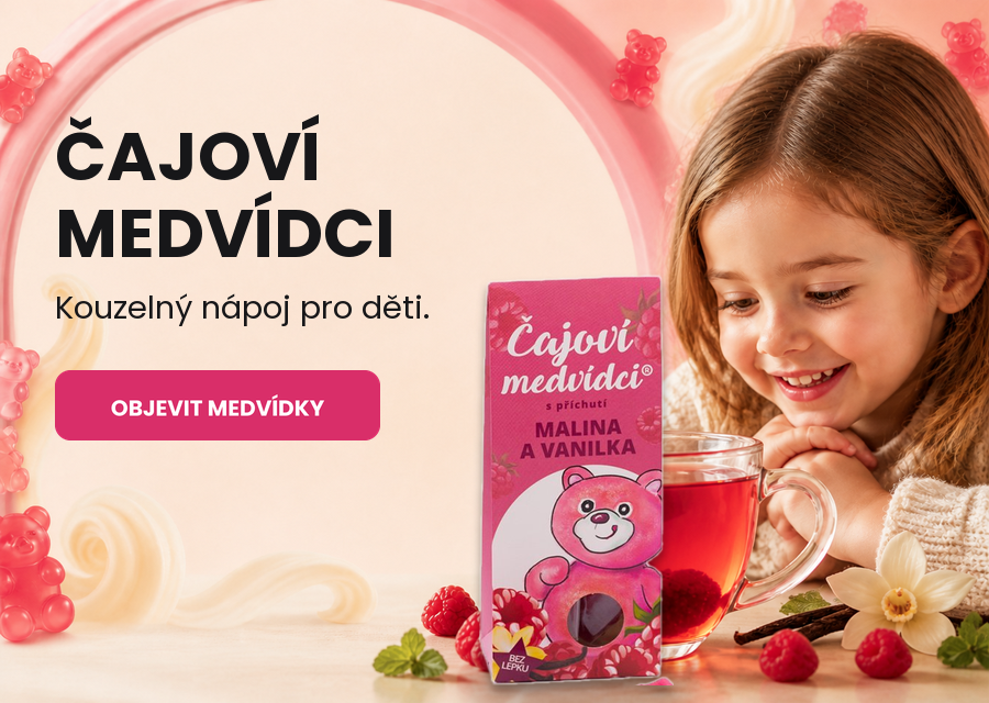 Čajoví medvídci - kouzelný nápoj pro děti.