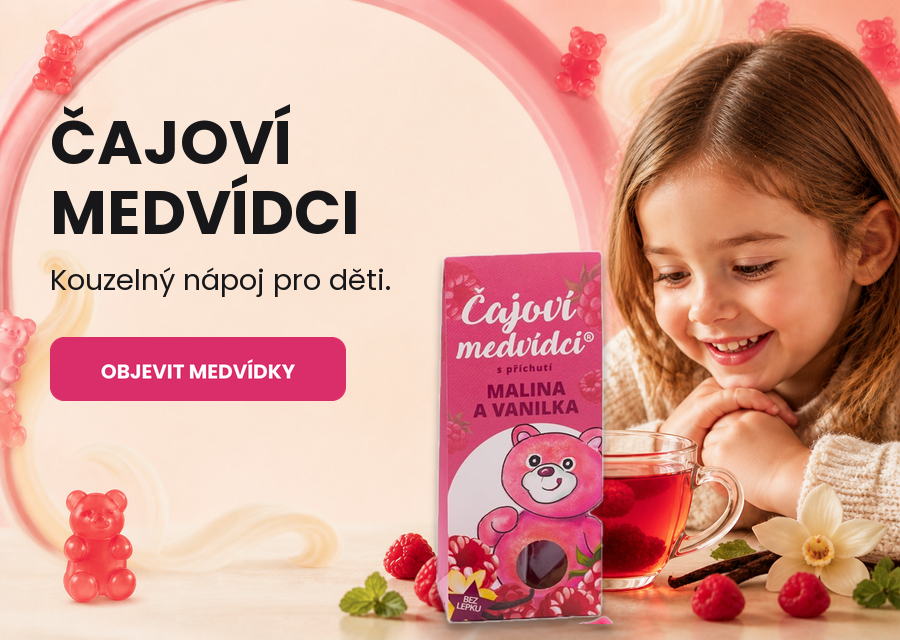 Čajoví medvídci - kouzelný nápoj pro děti.