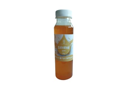 Sirup banán 3 bílé pozadí