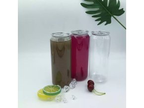 SPECIÁLNÍ KELÍMEK PLASTOVÝ PRŮHLEDNÝ + VÍČKO KOV - VELIKOST 500 ML - 420 ks