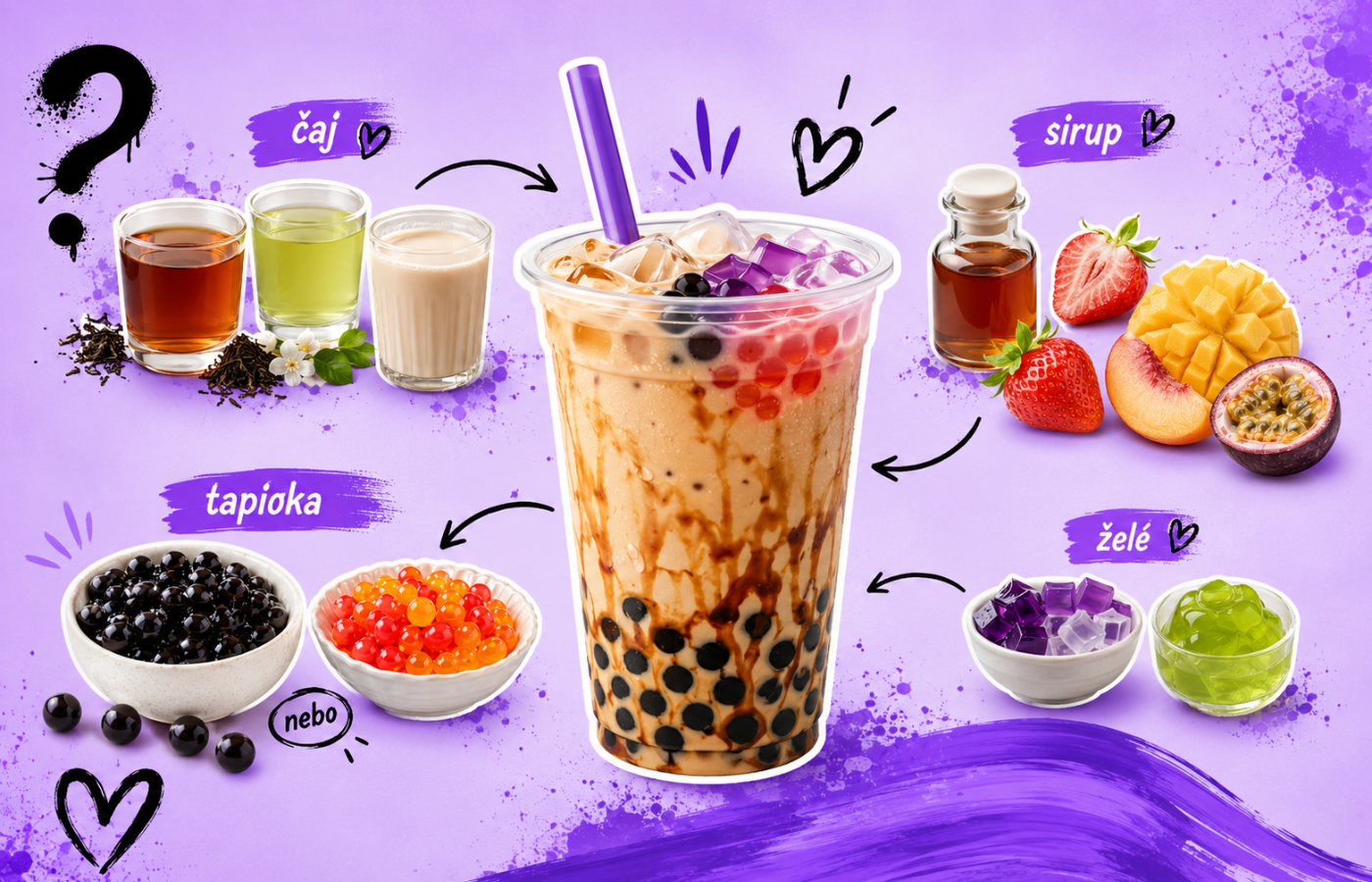 Jak si namíchat bubble tea přesně podle sebe