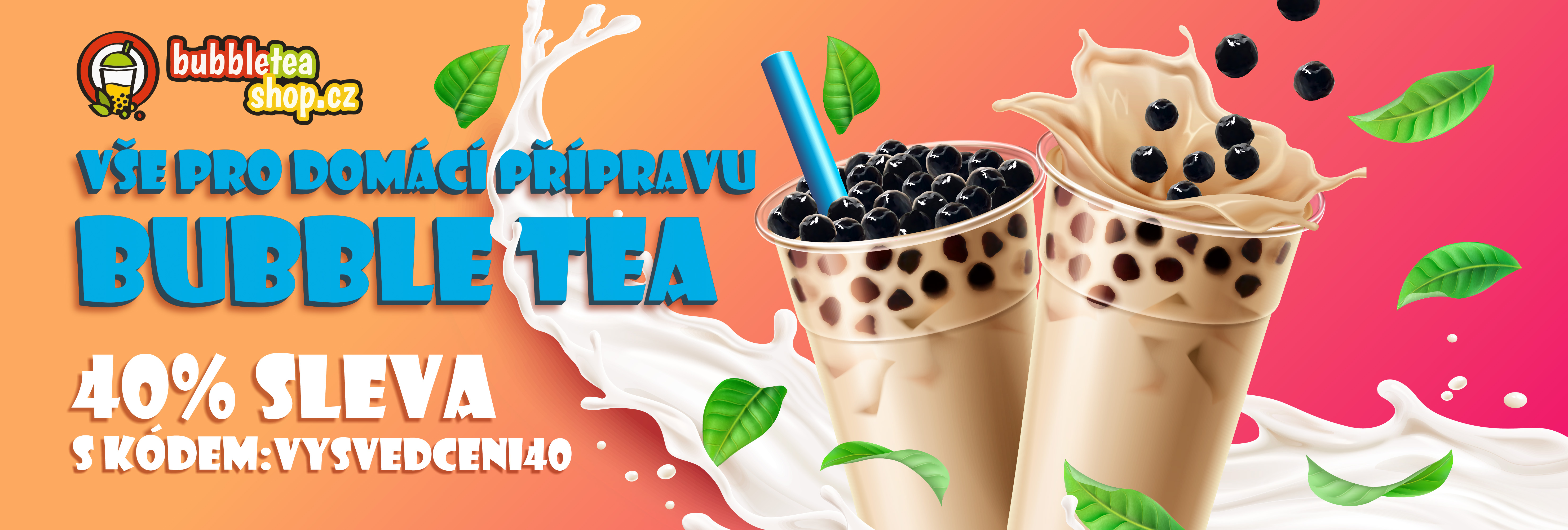 Vše pro domácí výrobu Bubble Tea