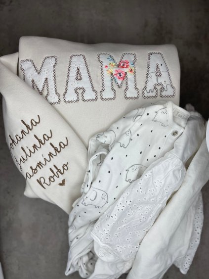 Dámska mikina s kapucňou MAMA memories