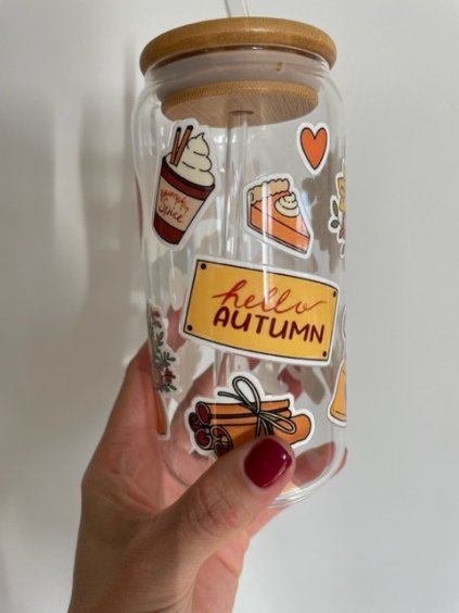 Štýlový pohár Jeseň