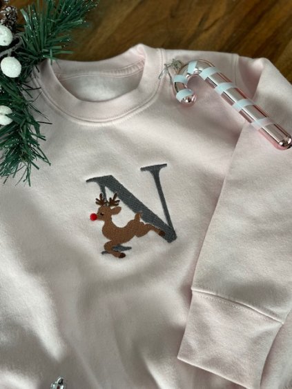 Detská mikina písmenko a Rudolf