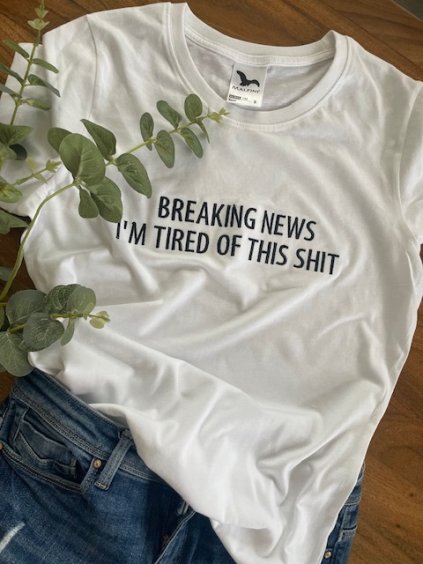 BREAKING NEWS dámske tričko