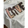 Dámske tričko LOVE sequins