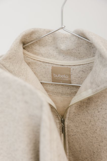 Bubelo mikina se stojáčkem s příměsí konopí