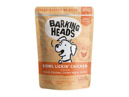 BARKING HEADS Bowl Lickin’ Chicken kapsička 300g