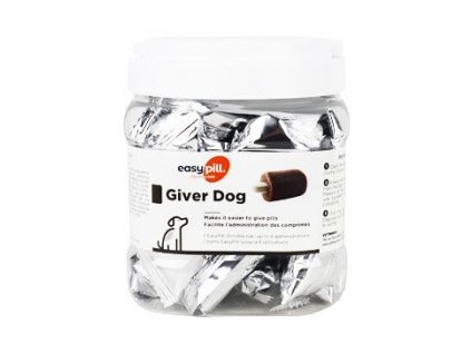 Easypill Giver Dog 400g /průhledná dóza