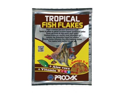 Krmivo pro ryby Prodac Tropical fish Flakes 12g