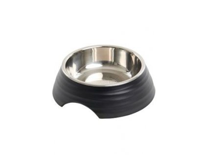 Miska melamin Frosted Ripple Bowl 160ml černá BUSTER