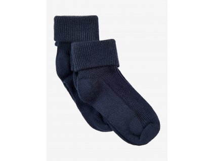 Ponožky s patentom pre bábätko-(2 páry) Dark Navy