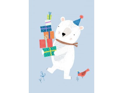 Pohľadnica POLAR BEAR Happy birthday