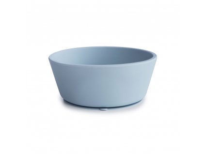 MUSHIE silikónová miska s prísavkou - Powder Blue