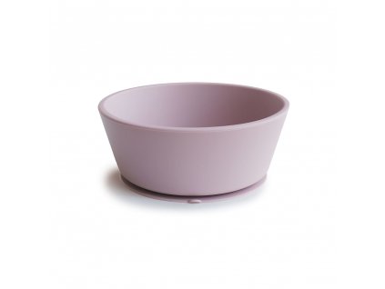 MUSHIE silikónová miska s prísavkou - Soft Lilac