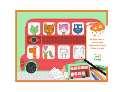 Umenie obkresľovania - Kreslenie a vyfarbovanie