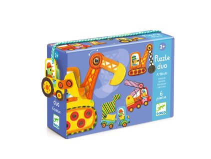 Puzzle Duo Pohyblivé vozidlá
