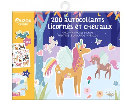 Auzou Nálepky JEDNOROŽCE A KONÍKY
